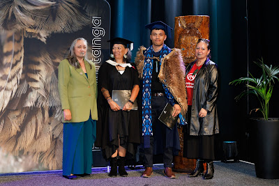 Photo from the TWoA Tainui 2025 Graduations (Ceremony 3 @ 10am) held at Claudelands Event Centre in Hamilton, Waikato, New Zealand on Wednesday, 30 April, 2025. Photography by Mike Walen / KeyImagery Photography. Copyright: © 2025 Te Wānanga o Aotearoa.