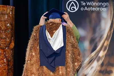 Photo from the TWoA Tainui 2025 Graduations (Ceremony 3 @ 10am) held at Claudelands Event Centre in Hamilton, Waikato, New Zealand on Wednesday, 30 April, 2025. Photography by Mike Walen / KeyImagery Photography. Copyright: © 2025 Te Wānanga o Aotearoa.