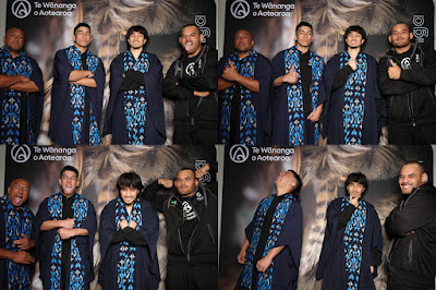 Booth photo from the TWoA Waiariki 2024 Graduations (Whakatāne), held at the Baptist Church, Whakatāne, Bay of Plenty, New Zealand on Wednesday, 15 May, 2024. Photo: InstaBooth by KeyImagery Photography. Copyright: © Te Wānanga o Aotearoa.