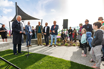 Photo from the official opening of the Hare Puke Destination Playground in Hamilton, New Zealand. Taken: Tuesday, 10 July 2018. Photography: Mike Walen / KeyImagery Photography. Copyright: © Hamilton City Council.