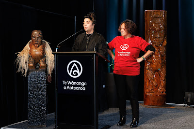 Photo from the TWoA Tainui 2025 Graduations (Ceremony 3 @ 10am) held at Claudelands Event Centre in Hamilton, Waikato, New Zealand on Wednesday, 30 April, 2025. Photography by Mike Walen / KeyImagery Photography. Copyright: © 2025 Te Wānanga o Aotearoa.