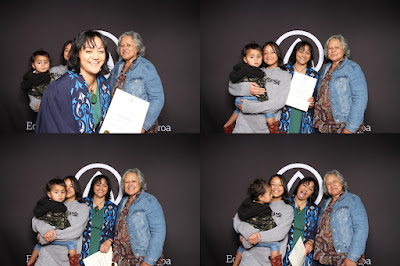 Photo from the TWoA Tāmaki Makaurau 2023 Graduations (Ceremony 5 @ 3pm), held at the Due Drop Events Centre, Manukau, Auckland, New Zealand on Thursday, 8 June, 2023. Photo: InstaBooth by KeyImagery Photography. Copyright: © Te Wānanga o Aotearoa.