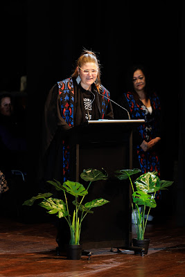 Photo from the TWoA Tāmaki Makaurau 2023 Graduations (Ceremony 4 @ 10am), held at the Due Drop Events Centre, Manukau, Auckland, New Zealand on Thursday, 8 June, 2023. Photo: Mike Walen / KeyImagery Photography. Copyright: © Te Wānanga o Aotearoa.