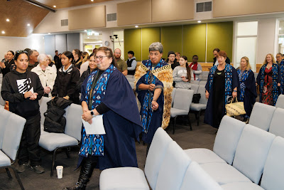 Photo from the TWoA Waiariki 2024 Graduation (Whakatāne), held at the Whakatāne Baptist Church in Whakatāne, Bay of Plenty, New Zealand on Wednesday, 15 May, 2024. Photo: Mike Walen / KeyImagery Photography. Copyright: © Te Wānanga o Aotearoa.