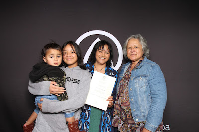 Photo from the TWoA Tāmaki Makaurau 2023 Graduations (Ceremony 5 @ 3pm), held at the Due Drop Events Centre, Manukau, Auckland, New Zealand on Thursday, 8 June, 2023. Photo: InstaBooth by KeyImagery Photography. Copyright: © Te Wānanga o Aotearoa.