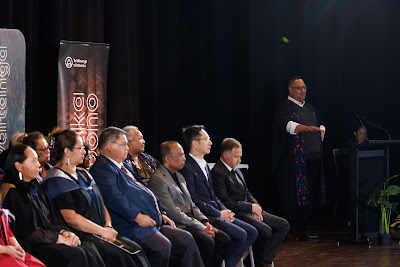 Photo from the TWoA Tāmaki Makaurau 2023 November Graduations (Ceremony 1 @ 1pm), held at the Due Drop Events Centre, Manukau, Auckland, New Zealand on Tuesday, 28 November, 2023. Photo: Mike Walen / KeyImagery Photography. Copyright: © Te Wānanga o Aotearoa.