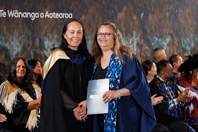 Photo from the TWoA Tāmaki Makaurau 2023 November Graduations (Ceremony 1 @ 1pm), held at the Due Drop Events Centre, Manukau, Auckland, New Zealand on Tuesday, 28 November, 2023. Photo: Mike Walen / KeyImagery Photography. Copyright: © Te Wānanga o Aotearoa.