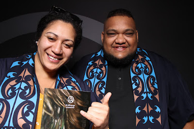 Booth photo from the TWoA Tainui 2019 Graduations (Ceremony 3),  held at Hamilton Boys' High School, Hamilton, New Zealand. Taken: Thursday 18 April 2019. Photo: InstaBooth / KeyImagery Photography. Copyright: © Te Wānanga o Aotearoa.