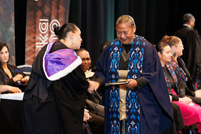 Photo from the TWoA Tāmaki Makaurau 2023 Graduations (Ceremony 4 @ 10am), held at the Due Drop Events Centre, Manukau, Auckland, New Zealand on Thursday, 8 June, 2023. Photo: Mike Walen / KeyImagery Photography. Copyright: © Te Wānanga o Aotearoa.