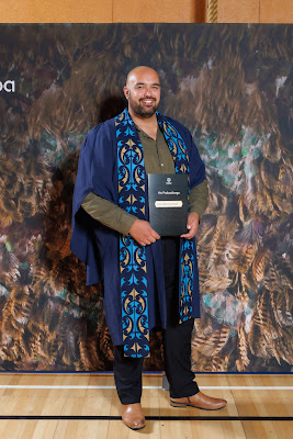 Studio photo from the TWoA Tainui 2023 Graduations (Ceremony 1 - Wednesday Morning), held at Hamilton Boys High School, Hamilton, Waikato, New Zealand on Wednesday, 19 April 2023. Photo: Mike Walen / KeyImagery Photography. Copyright: © Te Wananga o Aotearoa.