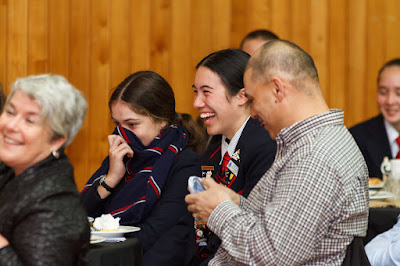 Photo from the Father/Daughter Breakfast held in the School Hall at Waikato Diocesan, Hamilton, New Zealand, on Friday 3rd August 2018.  Photo: Mike Walen / KeyImagery Photography. Copyright: © Waikato Diocesan School for Girls.