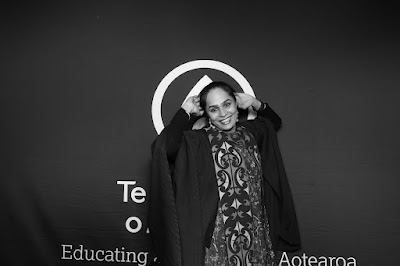 Photo from the TWoA Tāmaki Makaurau 2023 Graduations (Ceremony 5 @ 3pm), held at the Due Drop Events Centre, Manukau, Auckland, New Zealand on Thursday, 8 June, 2023. Photo: InstaBooth by KeyImagery Photography. Copyright: © Te Wānanga o Aotearoa.