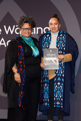 Photo from Ceremony 1 of the TWoA Tāmaki Makaurau 2025 Graduations (May 2025) held at the Mangere Arts Centre in Auckland, New Zealand on Monday, 26 May, 2025. Photo by Mike Walen / KeyImagery Photography. Copyright: © 2025 Te Wānanga o Aotearoa.