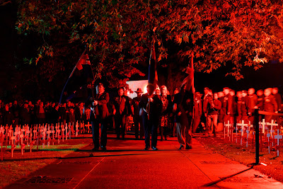 Photo from the Anzac Dawn Parade/Service held at Memorial Park, Hamilton, New Zealand. Taken: Sunday, 25 April 2021. Photo: Mike Walen / KeyImagery Photography. Copyright: © Hamilton City Council.