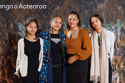 Studio photo from the TWoA Tainui 2023 Graduations (Ceremony 1 - Wednesday Morning), held at Hamilton Boys High School, Hamilton, Waikato, New Zealand on Wednesday, 19 April 2023. Photo: Mike Walen / KeyImagery Photography. Copyright: © Te Wananga o Aotearoa.
