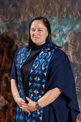 Studio photo from the TWoA Tainui 2023 Graduations (Ceremony 2 - Wednesday Afternoon), held at Hamilton Boys High School, Hamilton, Waikato, New Zealand on Wednesday, 19 April 2023. Photo: Mike Walen / KeyImagery Photography. Copyright: © Te Wananga o Aotearoa.