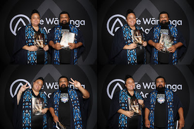 Booth photo from the TWoA Te Tai Tokerau (Kaitaia) 2025 Graduation held at Te Kura Kaupapa Maori o Pukemiro in Kaitaia, Northland, New Zealand on Monday, 14 April, 2025. Photo by InstaBooth / KeyImagery Photography. Copyright: © 2025 Te Wānanga o Aotearoa.