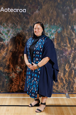 Studio photo from the TWoA Tainui 2023 Graduations (Ceremony 2 - Wednesday Afternoon), held at Hamilton Boys High School, Hamilton, Waikato, New Zealand on Wednesday, 19 April 2023. Photo: Mike Walen / KeyImagery Photography. Copyright: © Te Wananga o Aotearoa.