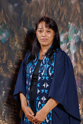 Studio photo from the TWoA Tainui 2023 Graduations (Ceremony 2 - Wednesday Afternoon), held at Hamilton Boys High School, Hamilton, Waikato, New Zealand on Wednesday, 19 April 2023. Photo: Mike Walen / KeyImagery Photography. Copyright: © Te Wananga o Aotearoa.