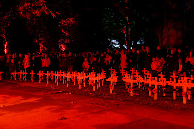 Photo from the Anzac Dawn Parade/Service held at Memorial Park, Hamilton, New Zealand. Taken: Sunday, 25 April 2021. Photo: Mike Walen / KeyImagery Photography. Copyright: © Hamilton City Council.