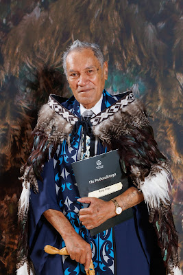 Studio photo from the TWoA Tainui 2023 Graduations (Ceremony 1 - Wednesday Morning), held at Hamilton Boys High School, Hamilton, Waikato, New Zealand on Wednesday, 19 April 2023. Photo: Mike Walen / KeyImagery Photography. Copyright: © Te Wananga o Aotearoa.