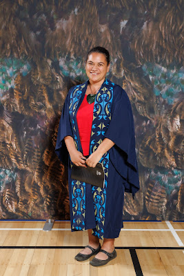 Studio photo from the TWoA Tainui 2023 Graduations (Ceremony 2 - Wednesday Afternoon), held at Hamilton Boys High School, Hamilton, Waikato, New Zealand on Wednesday, 19 April 2023. Photo: Mike Walen / KeyImagery Photography. Copyright: © Te Wananga o Aotearoa.
