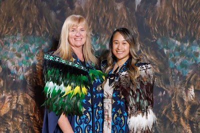 Studio photo from the TWoA Tainui 2023 Graduations (Ceremony 2 - Wednesday Afternoon), held at Hamilton Boys High School, Hamilton, Waikato, New Zealand on Wednesday, 19 April 2023. Photo: Mike Walen / KeyImagery Photography. Copyright: © Te Wananga o Aotearoa.