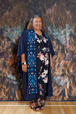 Studio photo from the TWoA Tainui 2023 Graduations (Ceremony 2 - Wednesday Afternoon), held at Hamilton Boys High School, Hamilton, Waikato, New Zealand on Wednesday, 19 April 2023. Photo: Mike Walen / KeyImagery Photography. Copyright: © Te Wananga o Aotearoa.