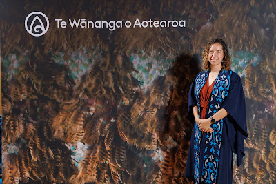 Studio photo from the TWoA Tainui 2023 Graduations (Ceremony 2 - Wednesday Afternoon), held at Hamilton Boys High School, Hamilton, Waikato, New Zealand on Wednesday, 19 April 2023. Photo: Mike Walen / KeyImagery Photography. Copyright: © Te Wananga o Aotearoa.