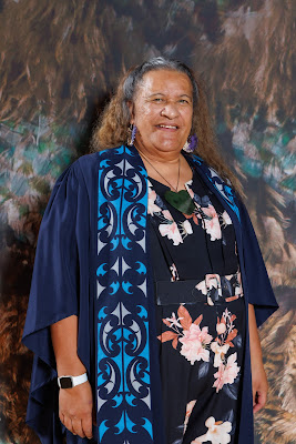 Studio photo from the TWoA Tainui 2023 Graduations (Ceremony 2 - Wednesday Afternoon), held at Hamilton Boys High School, Hamilton, Waikato, New Zealand on Wednesday, 19 April 2023. Photo: Mike Walen / KeyImagery Photography. Copyright: © Te Wananga o Aotearoa.