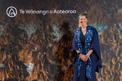 Studio photo from the TWoA Tainui 2023 Graduations (Ceremony 2 - Wednesday Afternoon), held at Hamilton Boys High School, Hamilton, Waikato, New Zealand on Wednesday, 19 April 2023. Photo: Mike Walen / KeyImagery Photography. Copyright: © Te Wananga o Aotearoa.