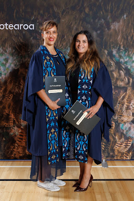 Studio photo from the TWoA Tainui 2023 Graduations (Ceremony 1 - Wednesday Morning), held at Hamilton Boys High School, Hamilton, Waikato, New Zealand on Wednesday, 19 April 2023. Photo: Mike Walen / KeyImagery Photography. Copyright: © Te Wananga o Aotearoa.
