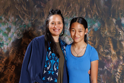 Studio photo from the TWoA Tainui 2023 Graduations (Ceremony 1 - Wednesday Morning), held at Hamilton Boys High School, Hamilton, Waikato, New Zealand on Wednesday, 19 April 2023. Photo: Mike Walen / KeyImagery Photography. Copyright: © Te Wananga o Aotearoa.