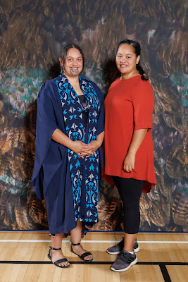 Studio photo from the TWoA Tainui 2023 Graduations (Ceremony 2 - Wednesday Afternoon), held at Hamilton Boys High School, Hamilton, Waikato, New Zealand on Wednesday, 19 April 2023. Photo: Mike Walen / KeyImagery Photography. Copyright: © Te Wananga o Aotearoa.