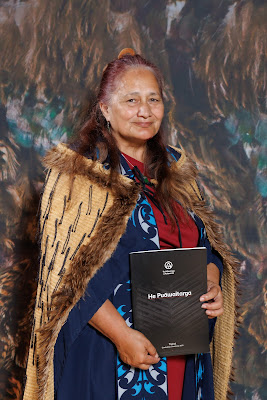 Studio photo from the TWoA Tainui 2023 Graduations (Ceremony 2 - Wednesday Afternoon), held at Hamilton Boys High School, Hamilton, Waikato, New Zealand on Wednesday, 19 April 2023. Photo: Mike Walen / KeyImagery Photography. Copyright: © Te Wananga o Aotearoa.