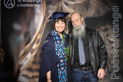 Booth photo from the TWoA Tainui 2025 Graduations (Ceremony 3 @ 10am) held at Claudelands Event Centre in Hamilton, Waikato, New Zealand on Wednesday, 30 April, 2025. Photography by InstaBooth / KeyImagery Photography. Copyright: © 2025 Te Wānanga o Aotearoa.
