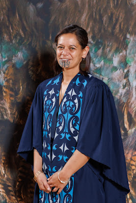 Studio photo from the TWoA Tainui 2023 Graduations (Ceremony 2 - Wednesday Afternoon), held at Hamilton Boys High School, Hamilton, Waikato, New Zealand on Wednesday, 19 April 2023. Photo: Mike Walen / KeyImagery Photography. Copyright: © Te Wananga o Aotearoa.
