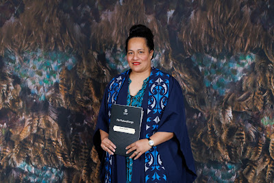 Photo from the TWoA Tāmaki Makaurau 2023 Graduations (Ceremony 2 @ 3pm), held at the Due Drop Events Centre, Manukau, Auckland, New Zealand on Wednesday, 7 June, 2023. Photo: Mike Walen / KeyImagery Photography. Copyright: © Te Wānanga o Aotearoa.
