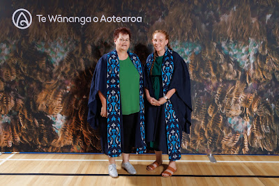 Studio photo from the TWoA Tainui 2023 Graduations (Ceremony 2 - Wednesday Afternoon), held at Hamilton Boys High School, Hamilton, Waikato, New Zealand on Wednesday, 19 April 2023. Photo: Mike Walen / KeyImagery Photography. Copyright: © Te Wananga o Aotearoa.