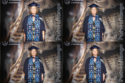 Booth photo from the TWoA Tainui 2025 Graduations (Ceremony 3 @ 10am) held at Claudelands Event Centre in Hamilton, Waikato, New Zealand on Wednesday, 30 April, 2025. Photography by InstaBooth / KeyImagery Photography. Copyright: © 2025 Te Wānanga o Aotearoa.
