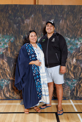 Studio photo from the TWoA Tainui 2023 Graduations (Ceremony 2 - Wednesday Afternoon), held at Hamilton Boys High School, Hamilton, Waikato, New Zealand on Wednesday, 19 April 2023. Photo: Mike Walen / KeyImagery Photography. Copyright: © Te Wananga o Aotearoa.