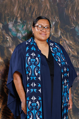 Studio photo from the TWoA Tainui 2023 Graduations (Ceremony 2 - Wednesday Afternoon), held at Hamilton Boys High School, Hamilton, Waikato, New Zealand on Wednesday, 19 April 2023. Photo: Mike Walen / KeyImagery Photography. Copyright: © Te Wananga o Aotearoa.