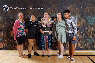 Studio photo from the TWoA Tainui 2023 Graduations (Ceremony 1 - Wednesday Morning), held at Hamilton Boys High School, Hamilton, Waikato, New Zealand on Wednesday, 19 April 2023. Photo: Mike Walen / KeyImagery Photography. Copyright: © Te Wananga o Aotearoa.