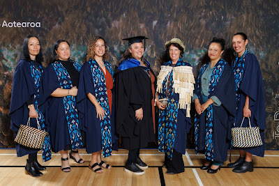 Studio photo from the TWoA Tainui 2023 Graduations (Ceremony 2 - Wednesday Afternoon), held at Hamilton Boys High School, Hamilton, Waikato, New Zealand on Wednesday, 19 April 2023. Photo: Mike Walen / KeyImagery Photography. Copyright: © Te Wananga o Aotearoa.