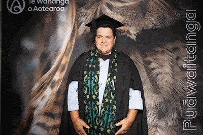 Booth photo from the TWoA Tainui 2025 Graduations (Ceremony 3 @ 10am) held at Claudelands Event Centre in Hamilton, Waikato, New Zealand on Wednesday, 30 April, 2025. Photography by InstaBooth / KeyImagery Photography. Copyright: © 2025 Te Wānanga o Aotearoa.