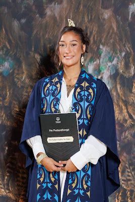 Studio photo from the TWoA Tainui 2023 Graduations (Ceremony 1 - Wednesday Morning), held at Hamilton Boys High School, Hamilton, Waikato, New Zealand on Wednesday, 19 April 2023. Photo: Mike Walen / KeyImagery Photography. Copyright: © Te Wananga o Aotearoa.