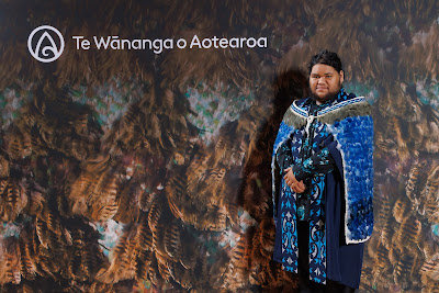 Studio photo from the TWoA Tainui 2023 Graduations (Ceremony 2 - Wednesday Afternoon), held at Hamilton Boys High School, Hamilton, Waikato, New Zealand on Wednesday, 19 April 2023. Photo: Mike Walen / KeyImagery Photography. Copyright: © Te Wananga o Aotearoa.