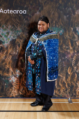 Studio photo from the TWoA Tainui 2023 Graduations (Ceremony 2 - Wednesday Afternoon), held at Hamilton Boys High School, Hamilton, Waikato, New Zealand on Wednesday, 19 April 2023. Photo: Mike Walen / KeyImagery Photography. Copyright: © Te Wananga o Aotearoa.