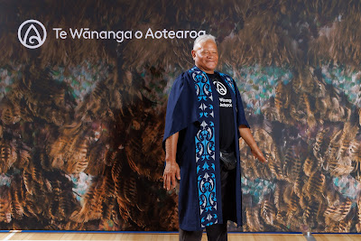 Studio photo from the TWoA Tainui 2023 Graduations (Ceremony 2 - Wednesday Afternoon), held at Hamilton Boys High School, Hamilton, Waikato, New Zealand on Wednesday, 19 April 2023. Photo: Mike Walen / KeyImagery Photography. Copyright: © Te Wananga o Aotearoa.