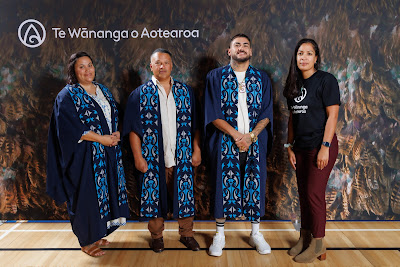 Studio photo from the TWoA Tainui 2023 Graduations (Ceremony 2 - Wednesday Afternoon), held at Hamilton Boys High School, Hamilton, Waikato, New Zealand on Wednesday, 19 April 2023. Photo: Mike Walen / KeyImagery Photography. Copyright: © Te Wananga o Aotearoa.